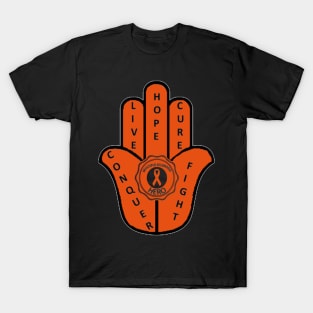 Multiple Sclerosis Hamsa Design T-Shirt